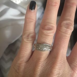 Diamond promise ring